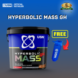 USN Hyperbolic Mass gH 4kg - Chocolate - Protein + SHAKER