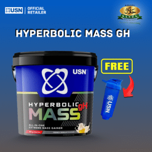 USN Hyperbolic Mass gH 4kg - Vanilla - Protein + SHAKER