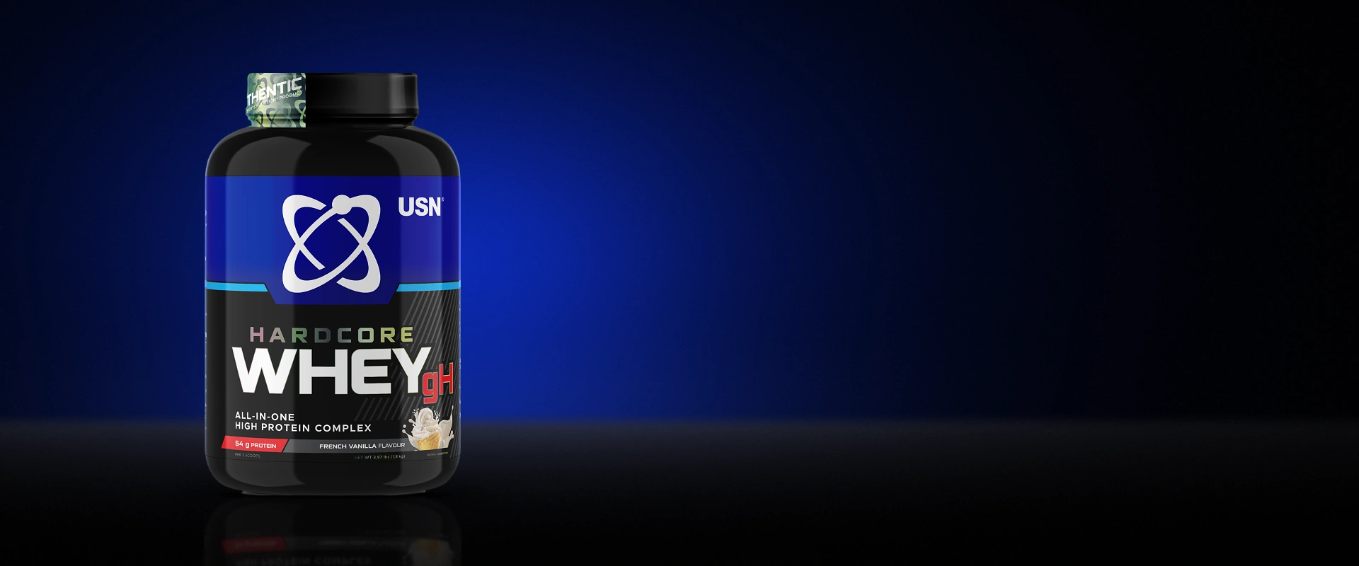 USN Hardcore Whey gH 2kg tub